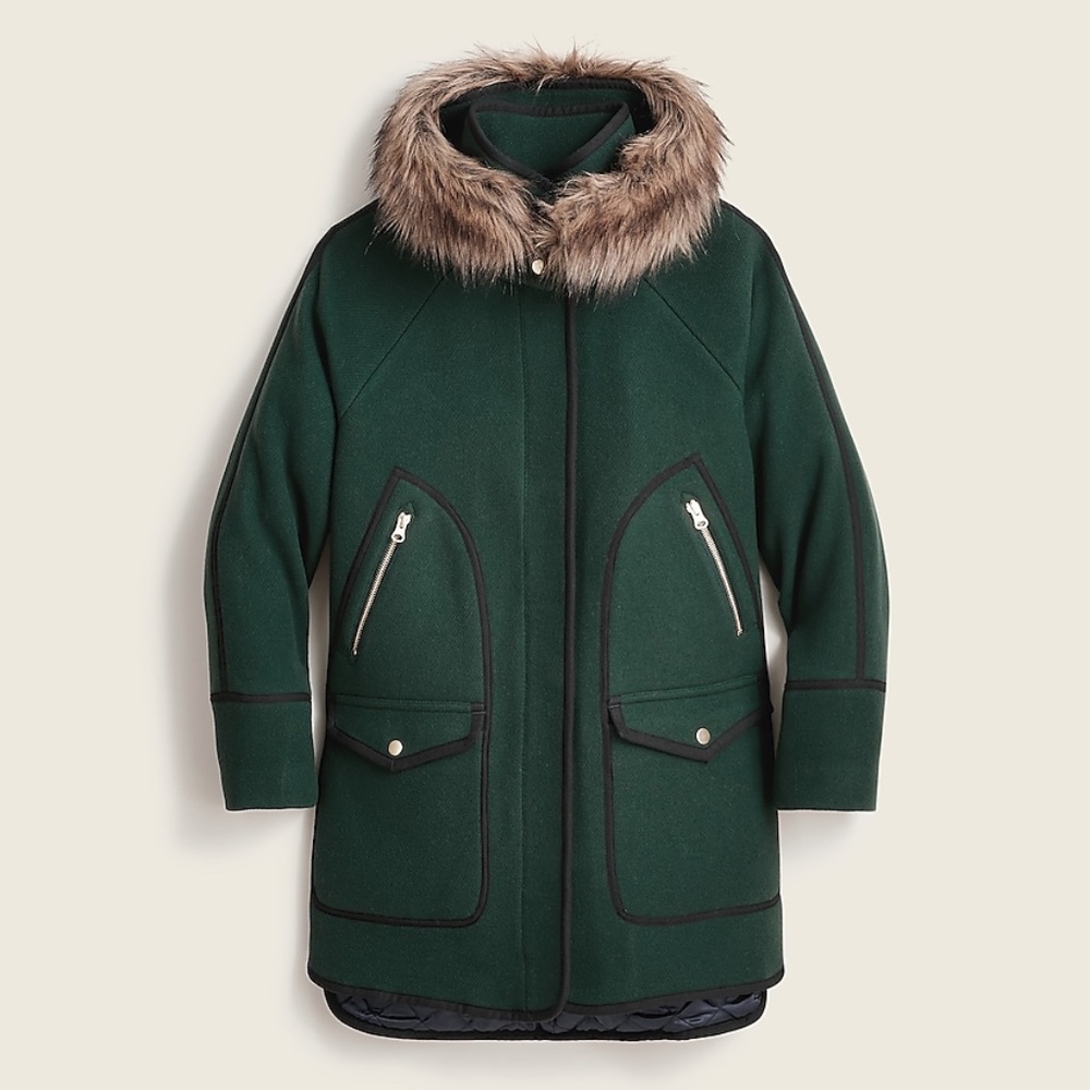 J.Crew Italian Wool Parka